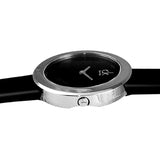 Calvin Klein Firm Black Dial Black Leather Strap Watch for Women - K3N231C1 Buy Now By Calvin Klein