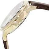 Fossil Townsman Automatic Skeleton Gold Dial Brown Leather Strap Watch for Men - ME3043 Buy Now By Fossil