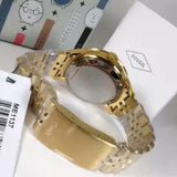 Fossil Townsman Chronograph Skeleton Gold Dial Gold Steel Strap Watch for Men - ME1137 Buy Now By Fossil