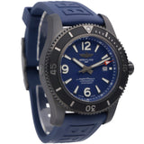 Breitling Superocean Automatic 46mm Blue Dial Blue Rubber Strap Watch for Men - M17368D71C1S1 Buy Now By Breitling