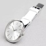 Calvin Klein Incentive White Dial White Leather Strap Watch for Women - K3P231L6 Buy Now By Calvin Klein