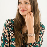 Michael Kors Mini Camille Multifunction Rose Gold Dial Rose Gold Steel Strap Watch For Women - MK7273 Buy Now By Michael Kors