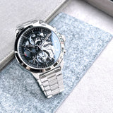 Tommy Hilfiger Henry Chronograph Black Dial Silver Steel Strap Watch For Men - 1710477 Buy Now By Tommy Hilfiger