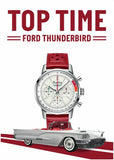 Breitling Top Time B01 Ford Thunderbird White Dial Red Leather Strap Watch for Men - AB01766A1A1X1 Buy Now By Breitling
