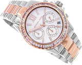Michael Kors Everest Chronograph White Dial Two Tone Steel Strap Watch For Women - MK7214 Buy Now By Michael Kors