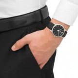 Emporio Armani Classic Quartz Black Dial Black Leather Strap Watch For Men - AR1692 Buy Now By Emporio Armani