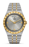 Tudor Royal Diamonds Automatic Grey Dial Two Tone Steel Strap Watch for Men - M28603-0002 Buy Now By Tudor