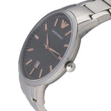 Emporio Armani Renato Quartz Grey Dial Silver Steel Strap Watch For Men - AR2514 Buy Now By Emporio Armani