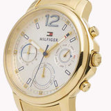 Tommy Hilfiger Claudia White Dial Gold Steel Strap Watch for Women - 1781742 Buy Now By Tommy Hilfiger
