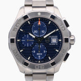 Tag Heuer Aquaracer Caliber 16 Automatic Chronograph Blue Dial Silver Steel Strap Watch for Men - CAY2112.BA0927 Buy Now By Tag Heuer