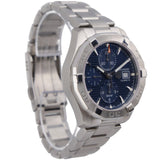 Tag Heuer Aquaracer Caliber 16 Automatic Chronograph Blue Dial Silver Steel Strap Watch for Men - CAY2112.BA0927 Buy Now By Tag Heuer