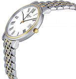 Tissot T Classic Desire White Dial Two Tone Watch For Men - T52.2.481.13 Buy Now By Tissot