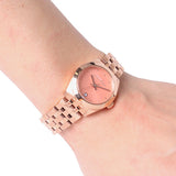 Marc Jacobs Peeker Pink Dial Rose Gold Stainless Steel Strap Watch for Women - MBM3377 Buy Now By Marc Jacobs