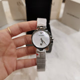 Emporio Armani Mother of Pearl Dial Silver Steel Strap Watch For Women - AR11235 Buy Now By Emporio Armani