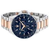 Maserati SFIDA Chronograph Blue Dial Two Tone Steel Strap Watch For Men - R8873640012 Buy Now By Maserati