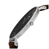 Daniel Wellington Classic Bristol Black Dial Brown Leather Strap Watch For Men - DW00100131 Buy Now By Daniel Wellington