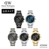 Daniel Wellington Iconic Link Chronograph Grey Dial Grey Steel Strap Watch for Men - DW00100643 Buy Now By Daniel Wellington