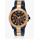 Guess BFF Multifunction Blue Dial Two Tone Steel Strap Watch for Women - W0231L6 Buy Now By Guess