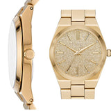 Michael Kors Channing Quartz Gold Dial Gold Steel Strap Watch For Women - MK6623 Buy Now By Michael Kors