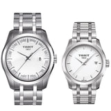 Tissot T Trend Couturier White Dial Silver Steel Strap Watch For Women - T035.210.11.011.00 Buy Now By Tissot