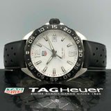 Tag Heuer Formula 1 Quartz White Dial Black Rubber Strap Watch for Men - WAZ1111.FT8023 Buy Now By Tag Heuer