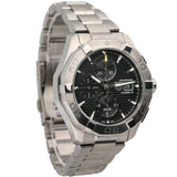 Tag Heuer Aquaracer Automatic Chronograph Black Dial Silver Steel Strap Watch for Men - CAY2110.BA0927 Buy Now By Tag Heuer