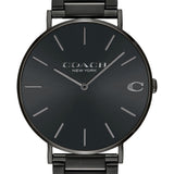Coach Charles Black Dial Black Steel Strap Watch for Men - 14602431 Buy Now By Coach