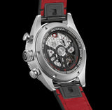 Tag Heuer Autavia Chronometer Flyback Chronograph Silver Dial Black Leather Strap Watch for Men - CBE511B.FC8279 Buy Now By Tag Heuer