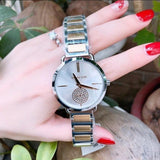 Michael Kors Silver Dial Two Tone Steel Strap Watch for Women - MK3679 Buy Now By Michael Kors