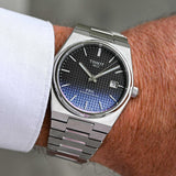 Tissot Powermatic 80 Automatic Gradient Blue Dial Silver Steel Strap Watch for Men - T137.407.11.051.01 Buy Now By Tissot