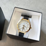 Tory Burch Collins White Dial Black Leather Strap Watch for Women - TBW1205 Buy Now By Tory Burch