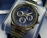 Maserati Competizione Blue Dial Grey Steel Strap Watch For Men - R8853100019 Buy Now By Maserati