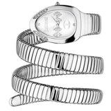 Just Cavalli Vezzoso Silver Dial Silver Steel Strap Watch for Women - JC1L230M0015 Authentic Buy Shop Now