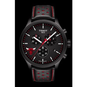 Tissot T Sport Chrono XL NBA Teams Special Chicago Bulls Edition Black Dial Black Leather Strap Watch for Men - T116.617.36.051.00 Buy Now By Tissot