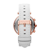 Michael Kors Parker White Diamonds Dial White Leather Strap Watch for Women - MK2281 Buy Now By Michael Kors