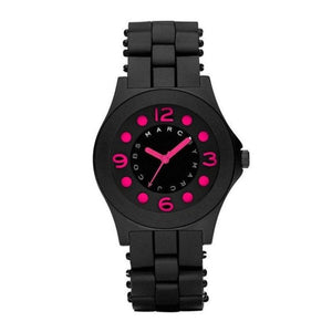Marc Jacobs Pelly Black Dial Black Silicone Strap Watch for Women - MBM2508 Buy Now By Marc Jacobs