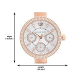 Michael Kors Parker White Dial Rose Gold Steel Strap Watch for Women - MK5616 Buy Now By Michael Kors
