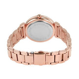 Michael Kors Abbey Three-Hand Analog Crystals Rose Gold Dial Rose Gold Steel Strap Watch for Women - MK4617 Buy Now By Michael Kors