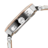 Michael Kors Parker Chronograph White Dial Two Tone Leather Strap Watch For Women - MK6950 Buy Now By Michael Kors