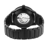 Emporio Armani Meccanico Automatic Black Dial Black Steel Strap Watch For Men - AR60054 Buy Now By Emporio Armani