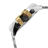 Diesel Mega Chief Chronograph Black Dial Two Tone Steel Strap Watch For Men - DZ4581 Buy Now By Diesel