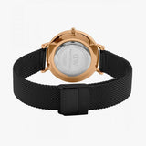 Daniel Wellington Petite Ashfield Black Dial Black Mesh Bracelet Watch Watch For Women - DW00100201 Buy Now By Daniel Wellington