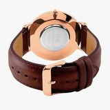 Daniel Wellington Classic St Mawes Black Dial Brown Leather Strap Watch For Men - DW00100124 Buy Now By Daniel Wellington