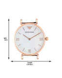 Emporio Armani Gianni Mother of Pearl Dial Two Tone Steel Strap Watch For Women - AR1764 Buy Now By Emporio Armani