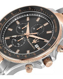 Maserati SFIDA Black Dial Two Tone Steel Strap Watch For Men - R8873640014 Buy Now By Maserati