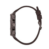 Guess Edge Chronograph Brown Dial Brown Leather Strap Watch For Men - GW0492G2 Buy Now By Guess