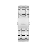 Guess Multi Function Diamonds Silver Dial Silver Steel Strap Watch For Men - GW0455G1 Buy Now By Guess