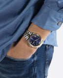 Guess Connoisseur Quartz Blue Dial Two Tone Steel Strap Watch For Men - GW0265G12 Buy Now By Guess