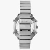 Fossil Retro Analog-Digital Black Dial Silver Steel Strap Watch for Men - FS5890 Buy Now By Fossil