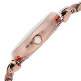 Emporio Armani Gianni T-Bar Mother of Pearl Dial Rose Gold Steel Strap Watch For Women - AR11316 Buy Now By Emporio Armani
